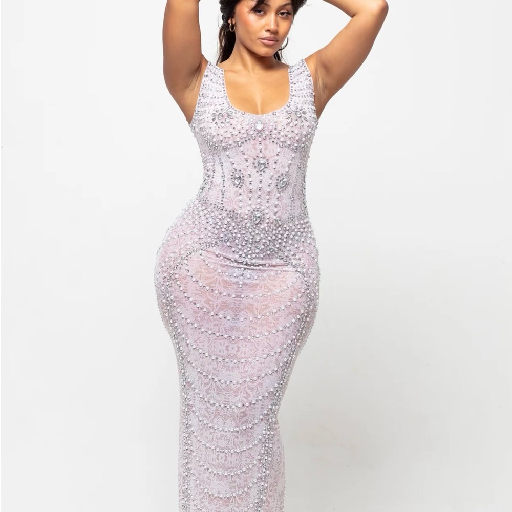 Beaded Maxi Dress